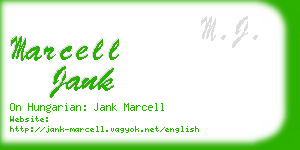 marcell jank business card